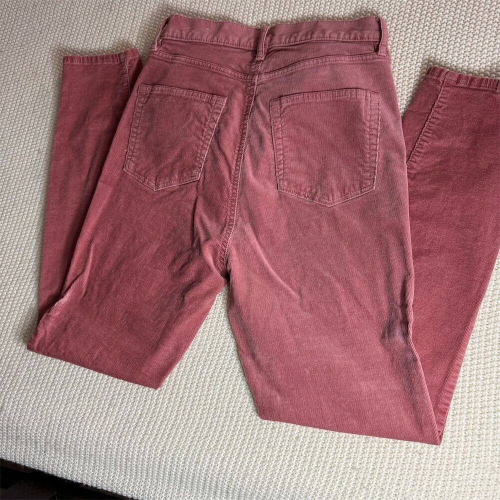 Loft Women's Size 8 Pink High Waist Skinny Corduroy Jegging Pants